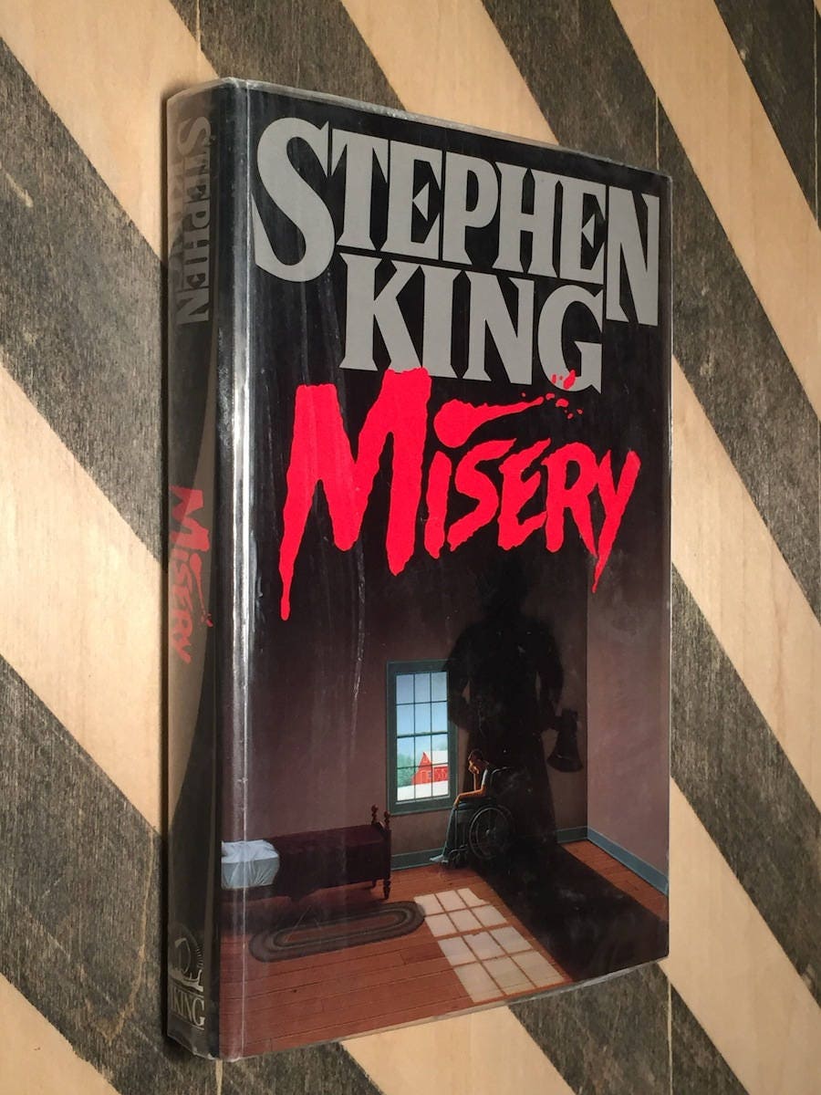 Misery by Stephen King (1987) hardcover first edition