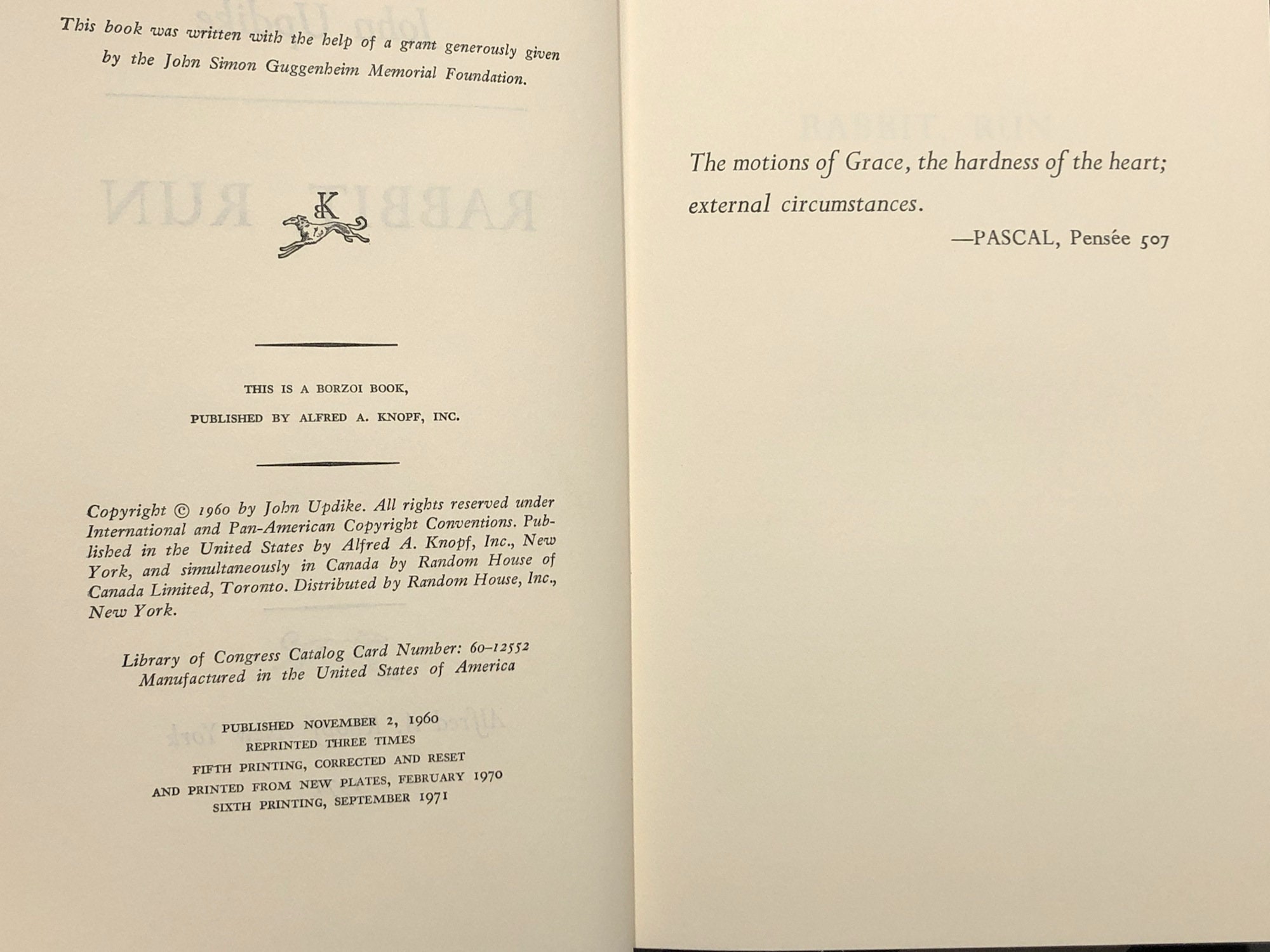 john updike rabbit books