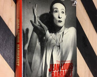 Memories for Tomorrow: The Memoirs of Jean-Louis Barrault; Translated by Jonathan Griffin (1974) hardcover book