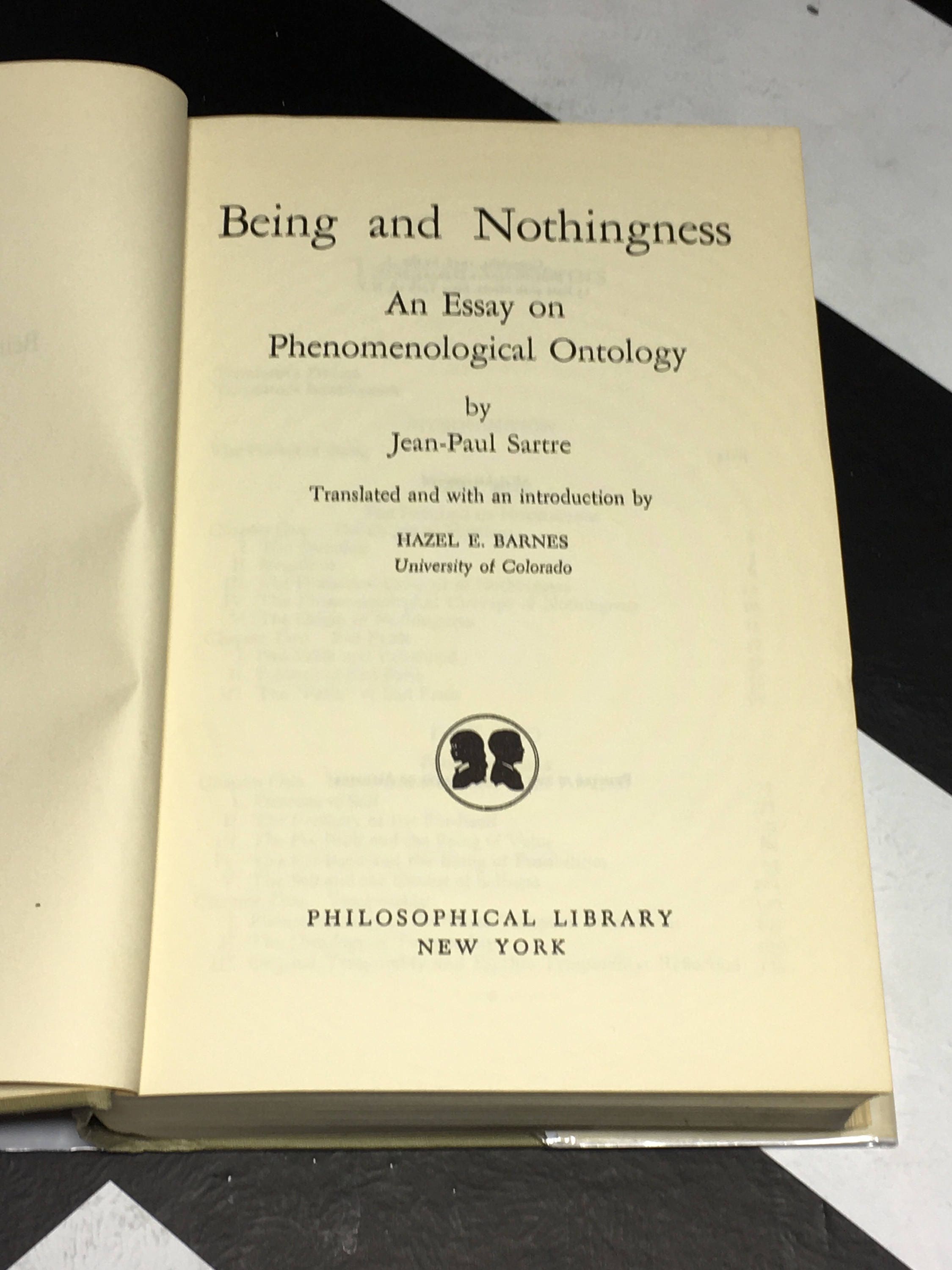 being and nothingness book being and nothingness book