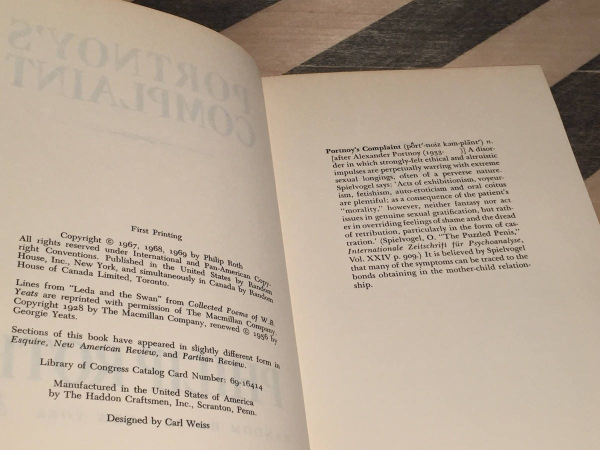 Portnoy’s Complaint by Philip Roth Portnoy’s Complaint by Philip Roth