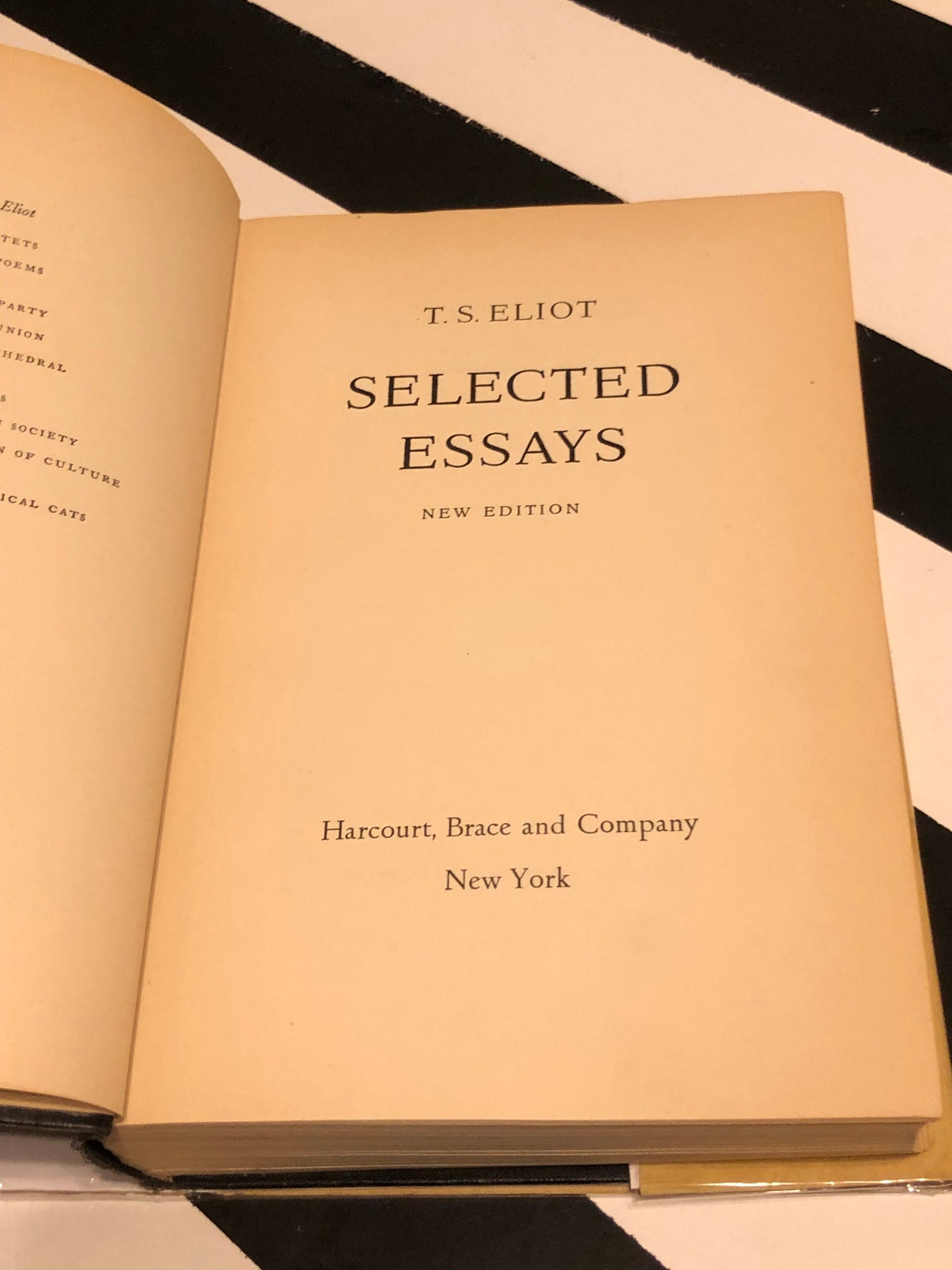 ts eliot essays