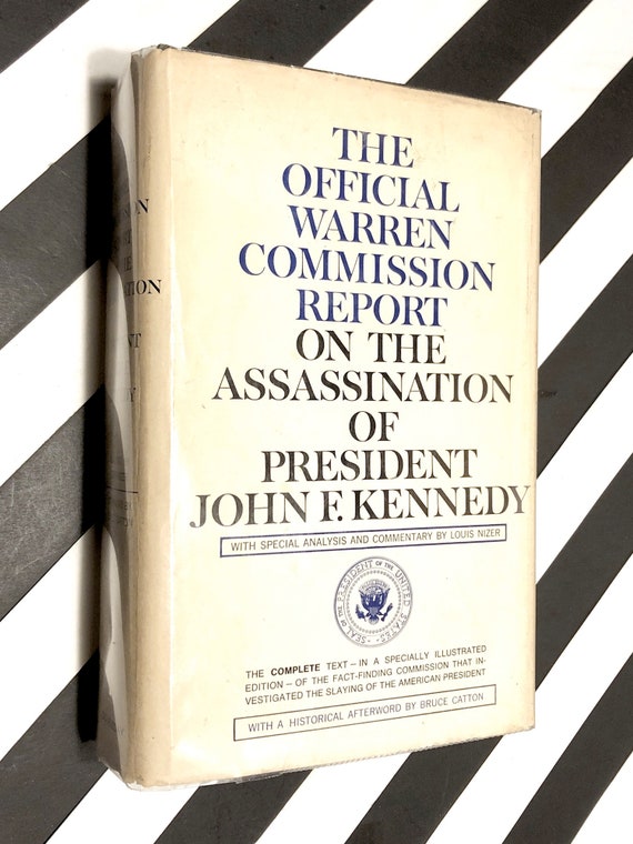 The Official Warren Commission Report On the Assassination Of President John F. Kennedy (1964) hardcover book