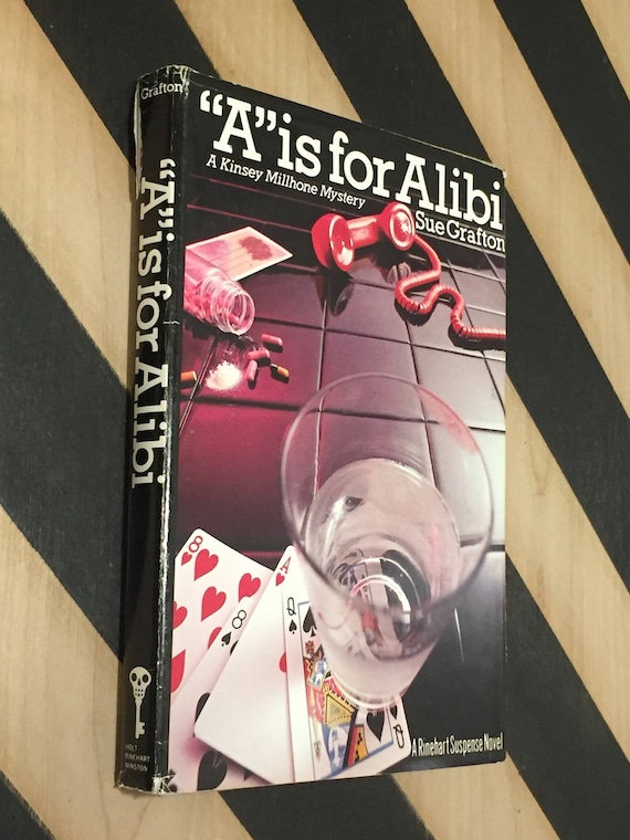 A is for Alibi by Sue Grafton (1982) hardcover book