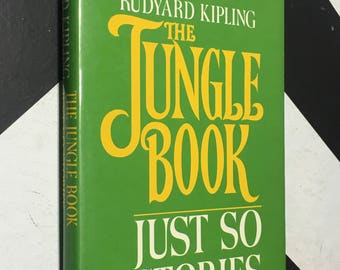 The Jungle Book - Just So Stories by Rudyard Kipling (Hardcover, 1987) vintage book