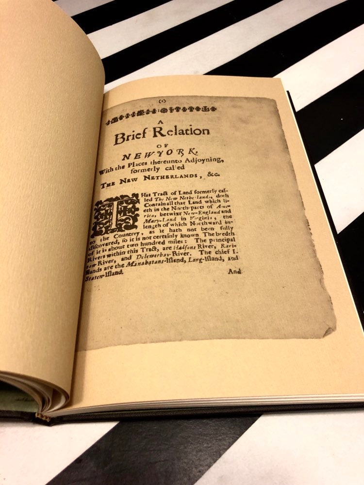 A Brief Description of NewYork by Daniel Denton (1973) hardcover