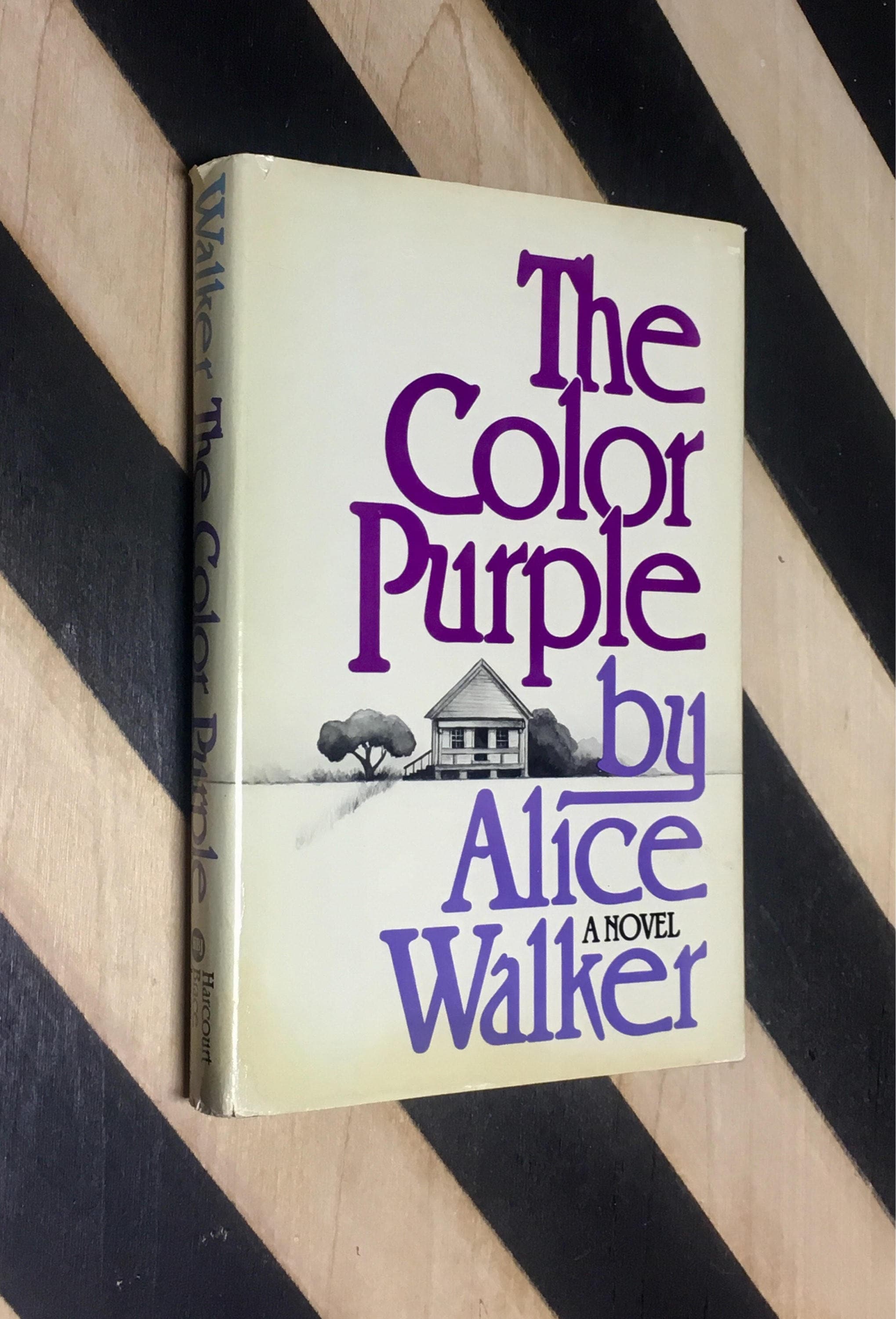 The Color Purple A Novel by Alice Walker (1982) hardcover book