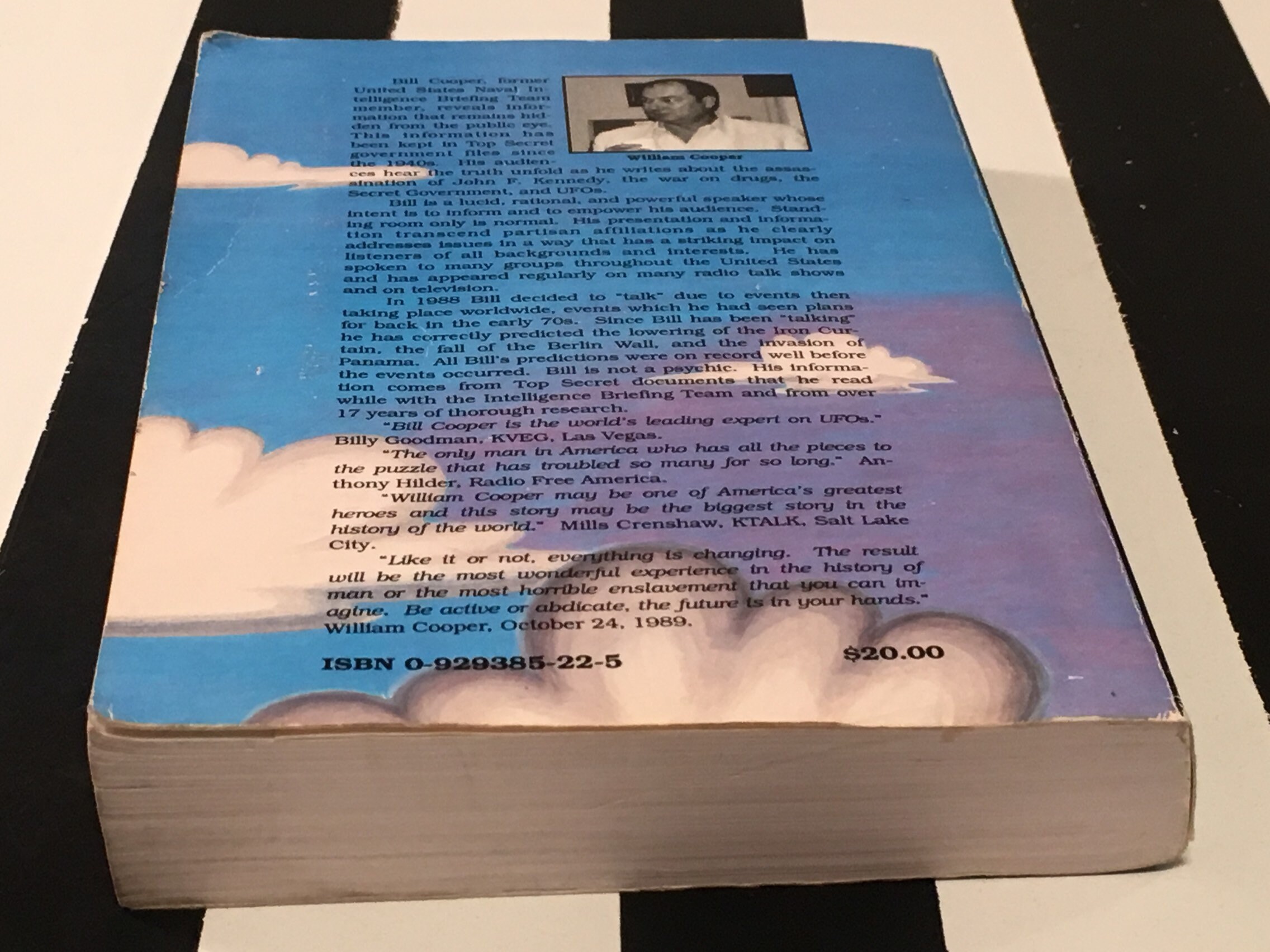 Behold a Pale Horse by Milton William Cooper (1991) softcover book