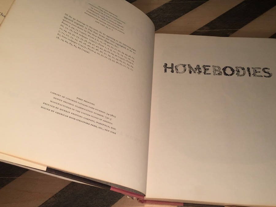 Homebodies by Charles Addams Homebodies by Charles Addams