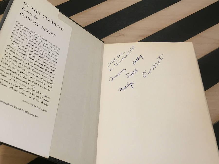 In the Clearing by Robert Frost (1962) hardcover book