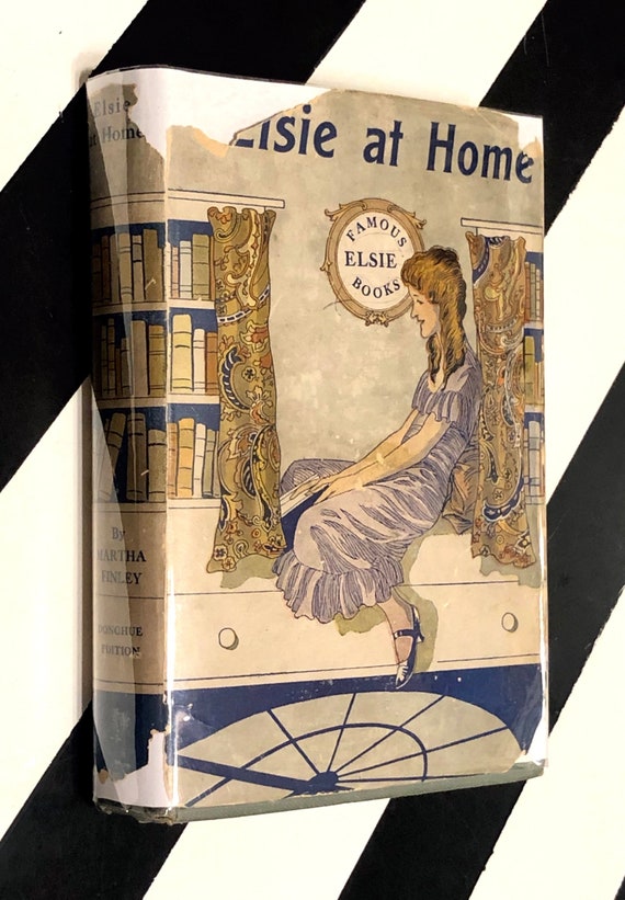 Elsie at Home by Martha Finley (1920s) hardcover book