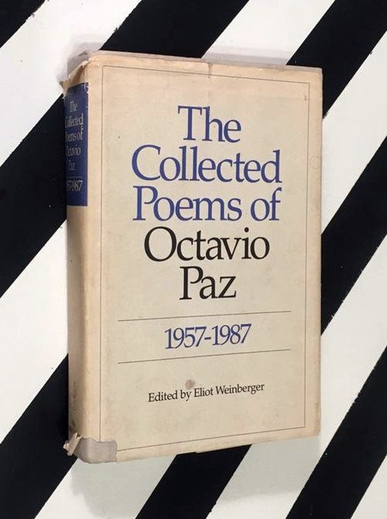 The Collected Poems of Octavio Paz 1957-1987 edited by Eliot Weinberger 1987 hardcover Book image 1