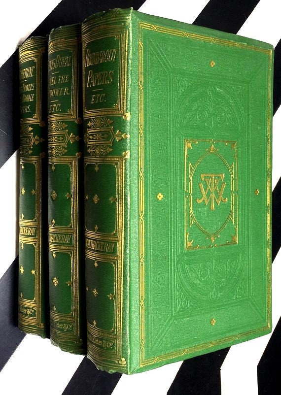 Works of Thackeray 16 vol. (1868-69) hardcover books