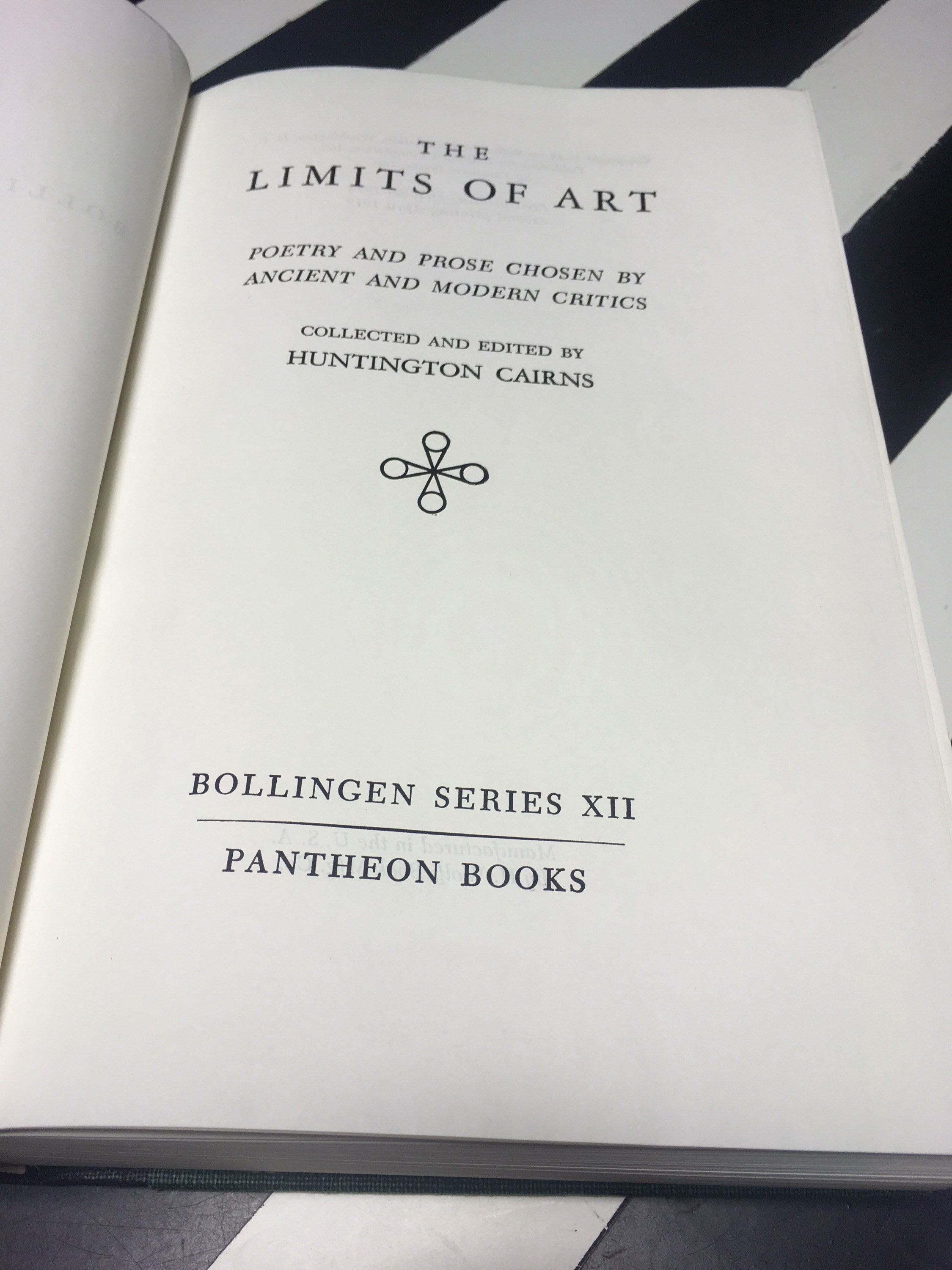 The Limits of Art Poetry and Prose Chosen by Ancient and Modern