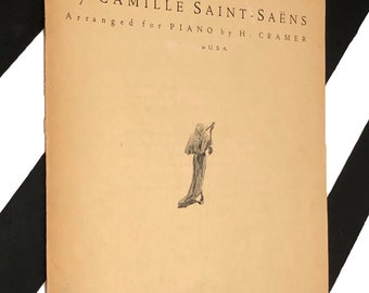 Danse Macabre by Camille Saint-Saëns (1934) soft cover vintage sheet music