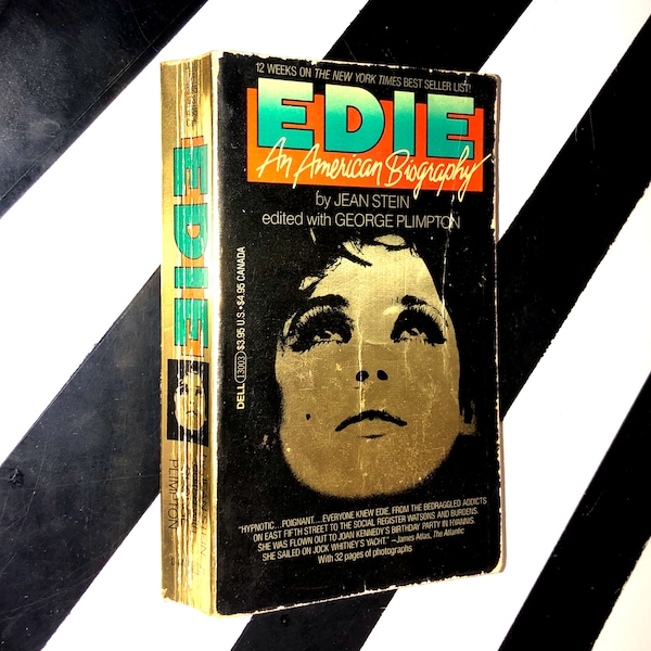 Edie: An American Biography by Jean Stein edited with George Plimpton (1983) softcover book