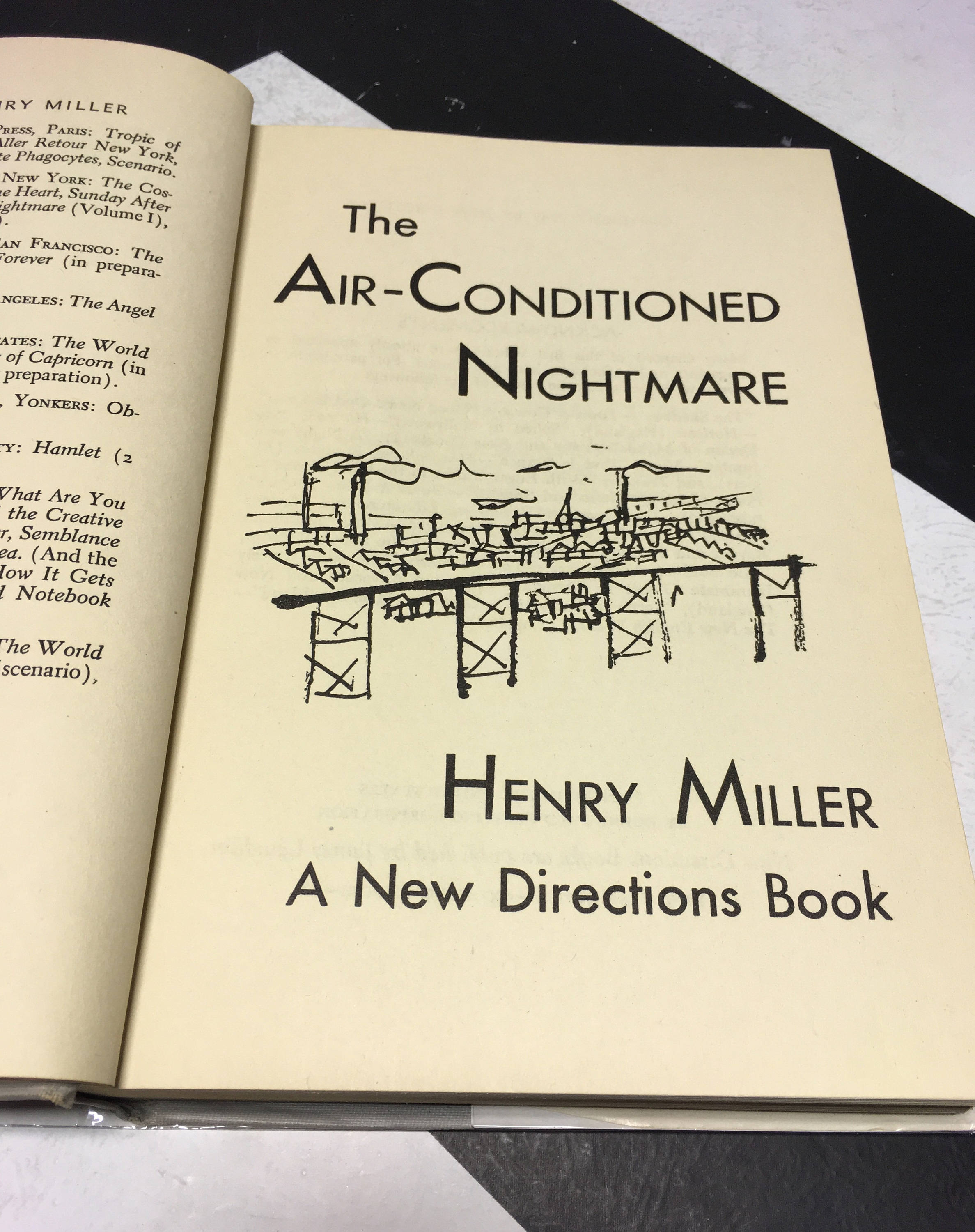 The AirConditioned Nightmare by Henry Miller vintage classic fiction