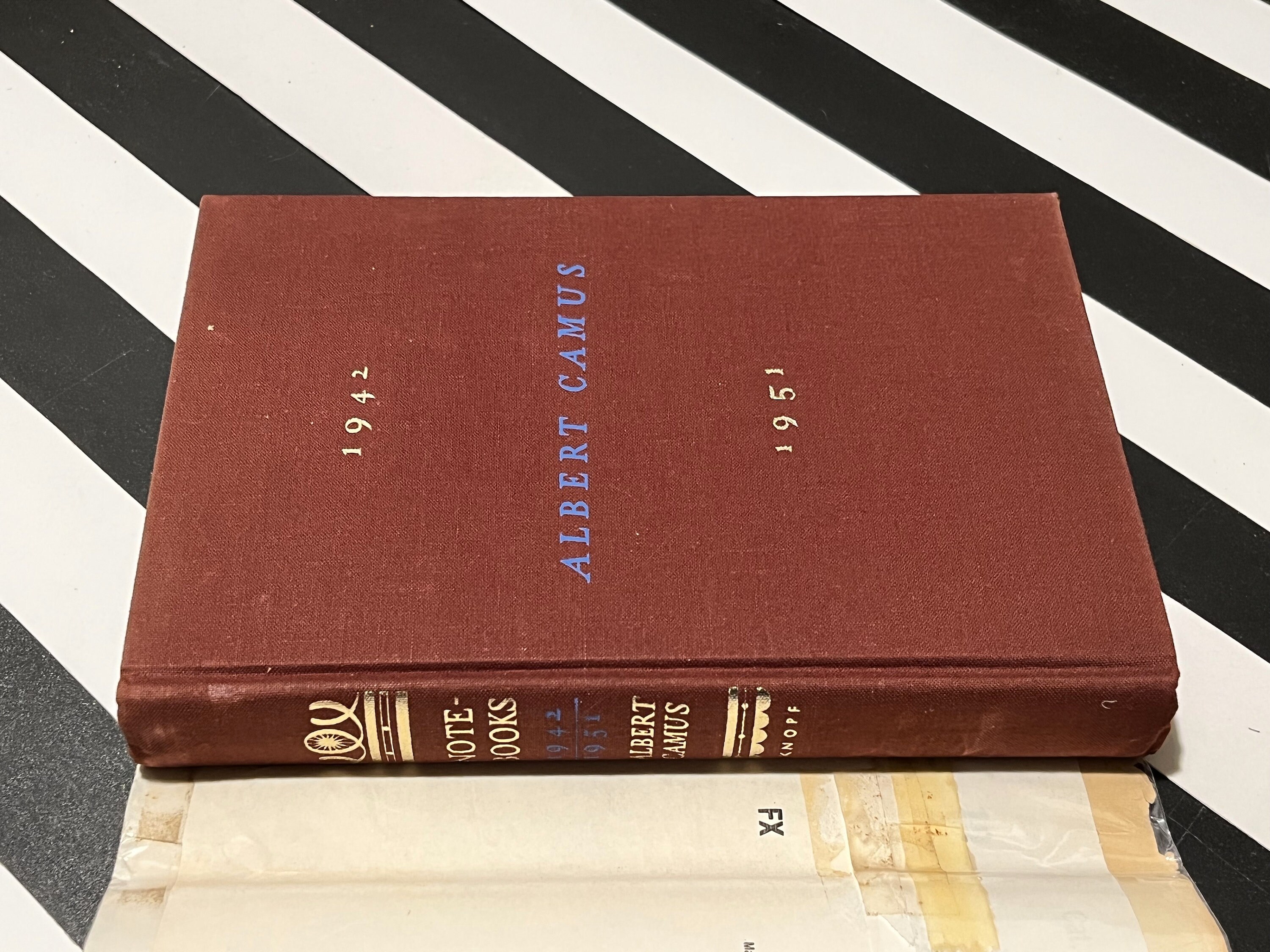 Notebooks of Albert Camus, 19421951 (1965) first edition book