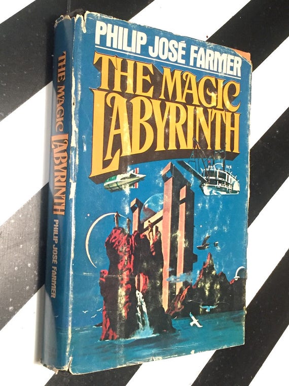 The Magic Labyrinth By Philip Jose Farmer (1980) hardcover book