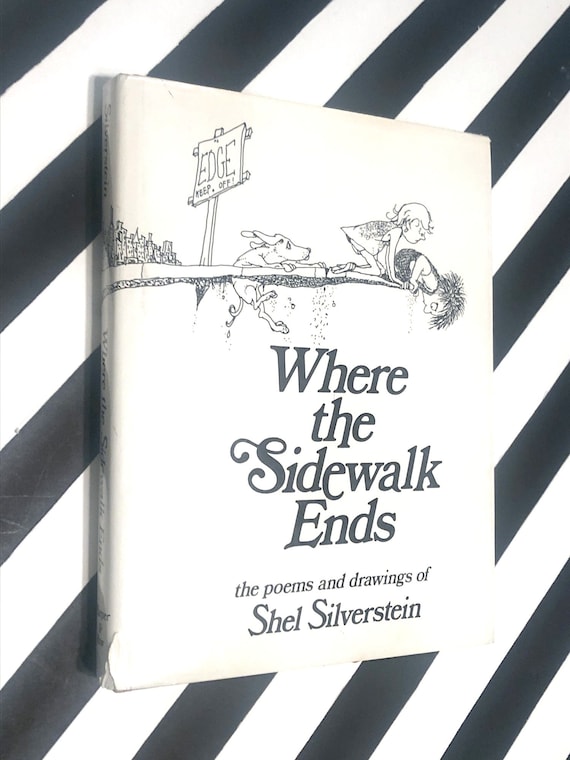 Where The Sidewalk Ends by Shel Silverstein (1974) hardcover book