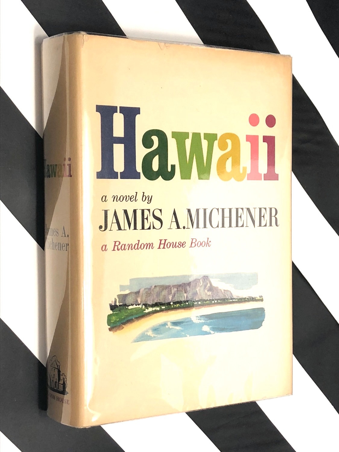 Hawaii by James Michener (1959) first edition book