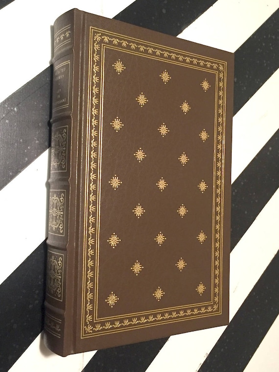 Selected Stories of Guy de Maupassant (1983) Leatherbound Franklin Press Edition book
