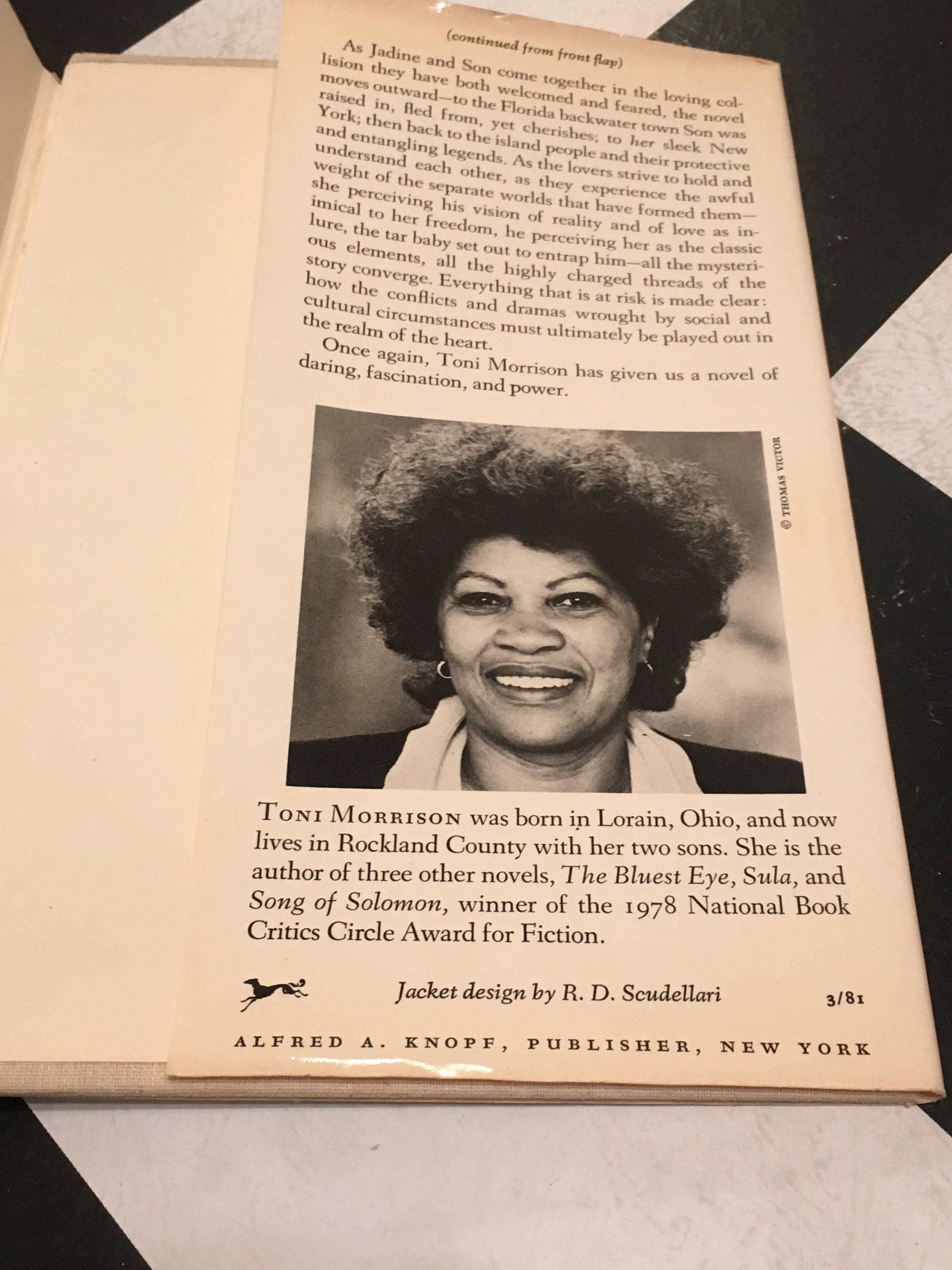 Tar Baby by Toni Morrison Tar Baby by Toni Morrison