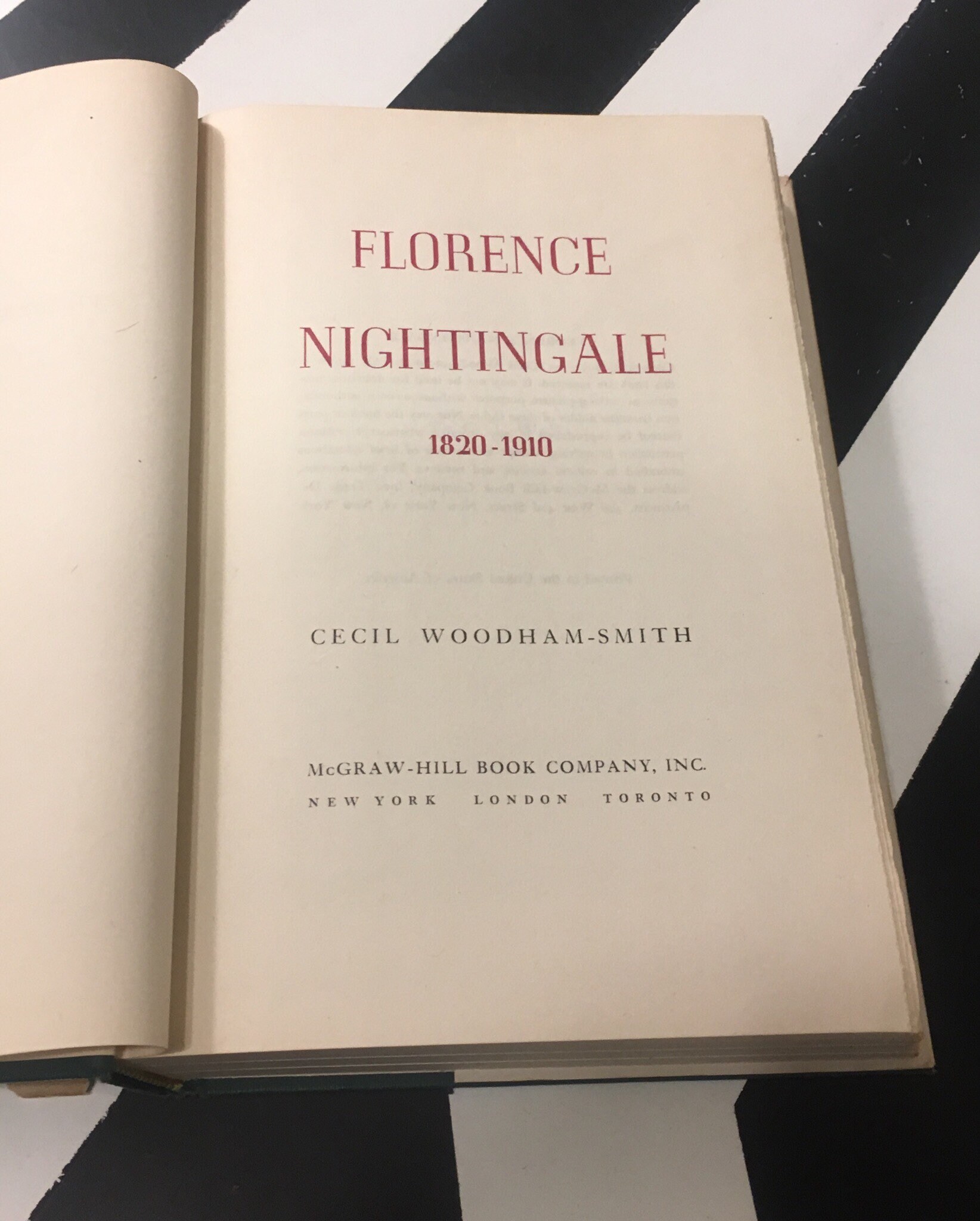 Florence Nightingale by Cecil Woodham-Smith Florence Nightingale by Cecil Woodham-Smith