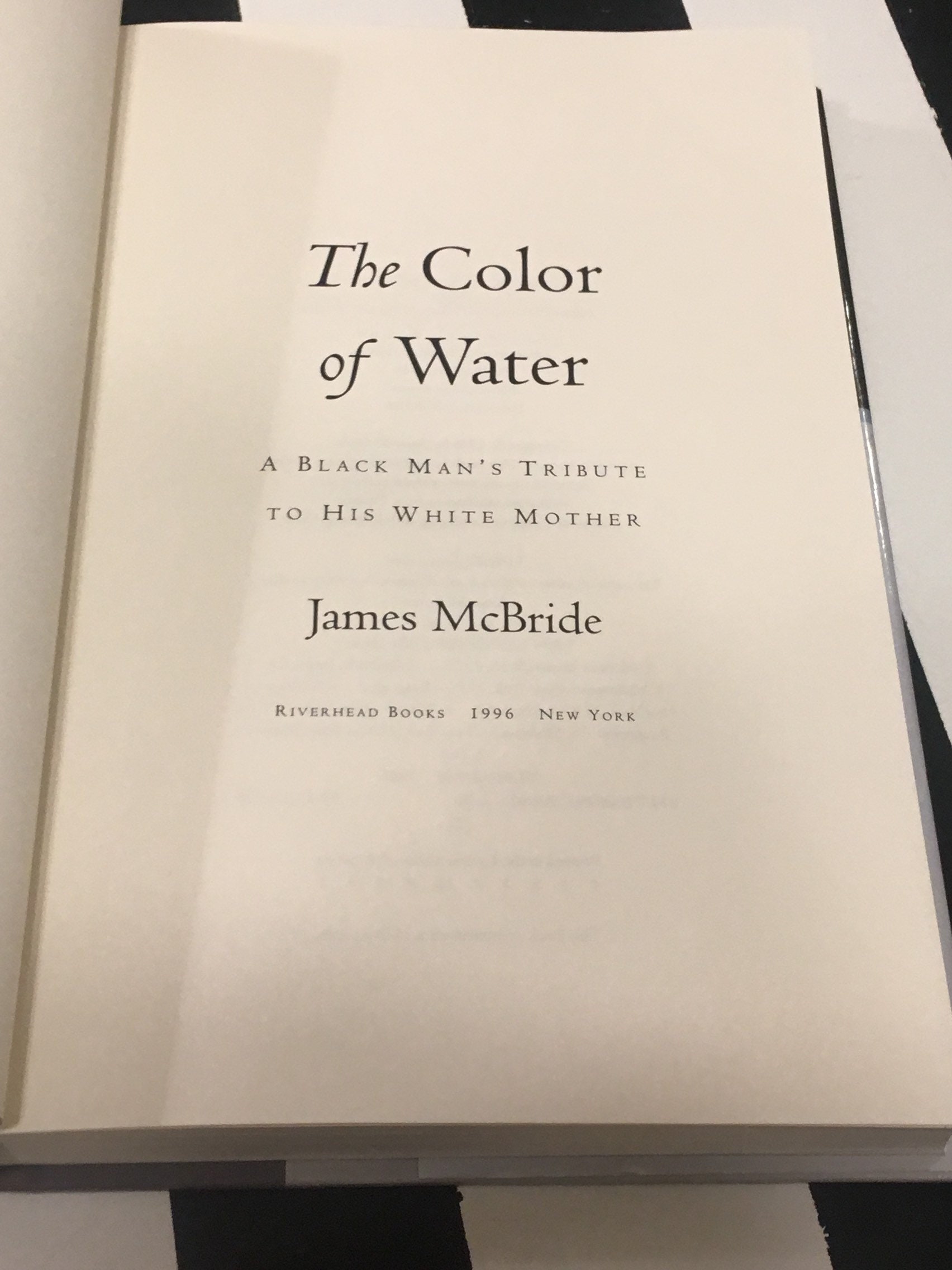 the color of the water by james mcbride the color of the water by james mcbride