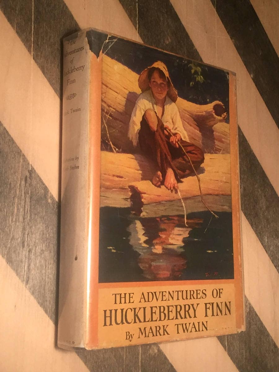 The Adventures Of Huckleberry Finn By Mark Twain 1923 Hardcover Book the-adventures-of-huckleberry-finn-by-mark-twain-1923-hardcover-book