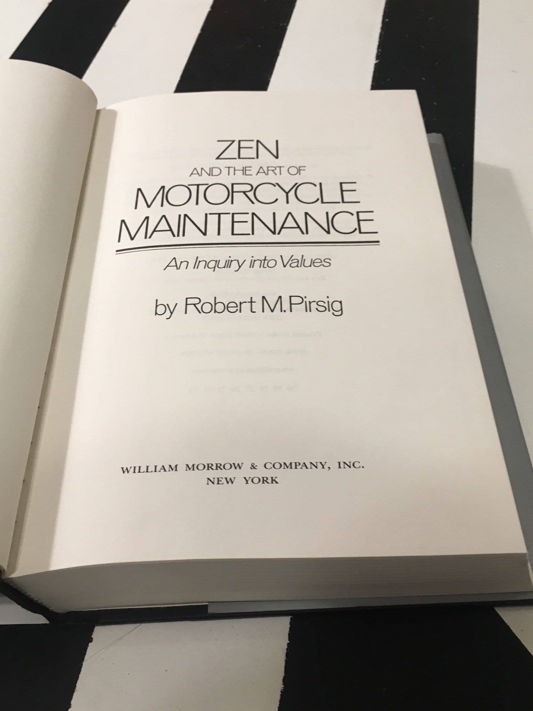 Zen and the Art of Motorcycle Maintenance by Robert M. Pirsig (1999) hardcover 25th anniversary Zen and the Art of Motorcycle Maintenance by Robert M. Pirsig (1999) hardcover 25th anniversary