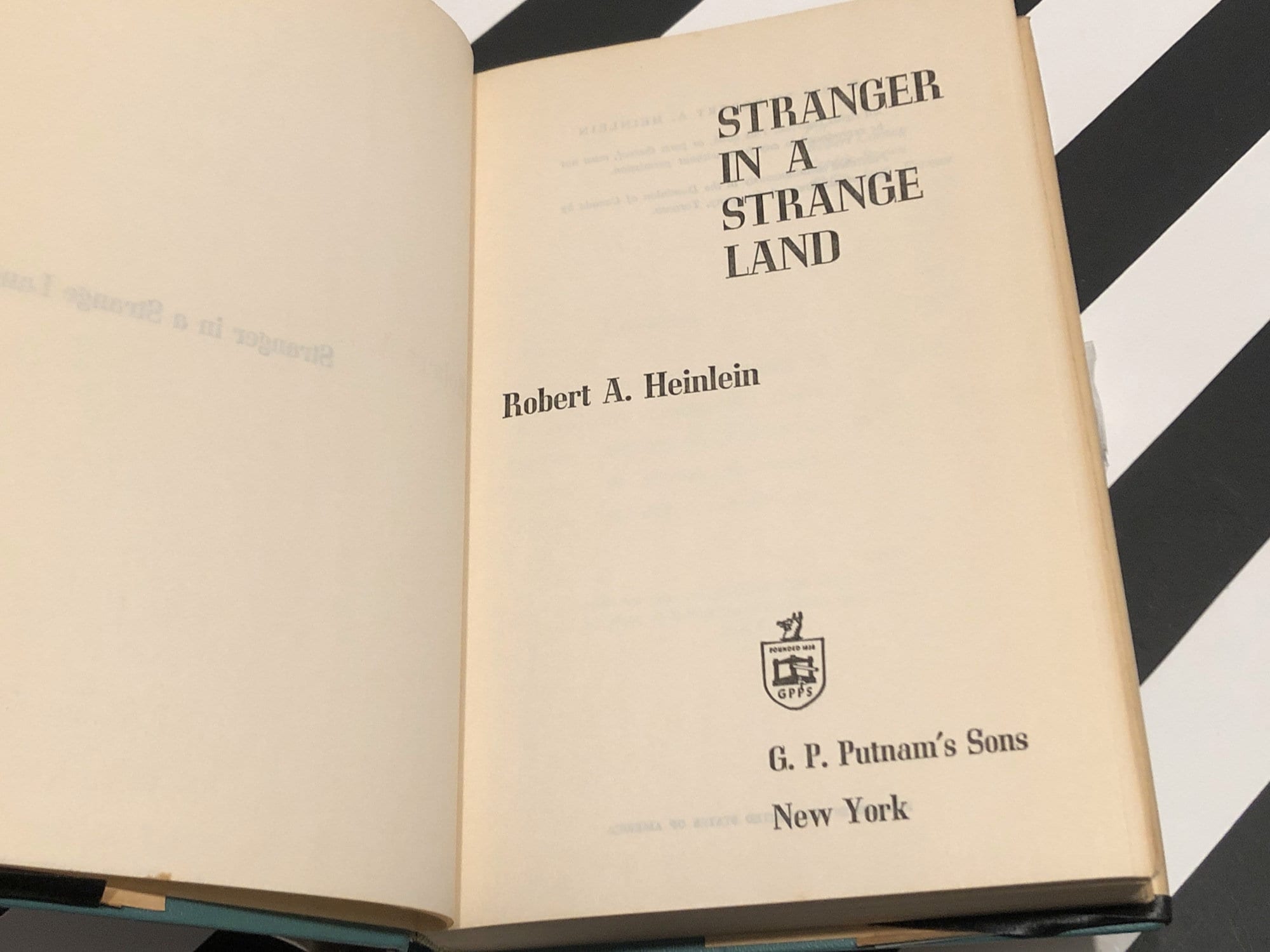 Stranger in a Strange Land by Robert Heinlein (1961) hardcover book