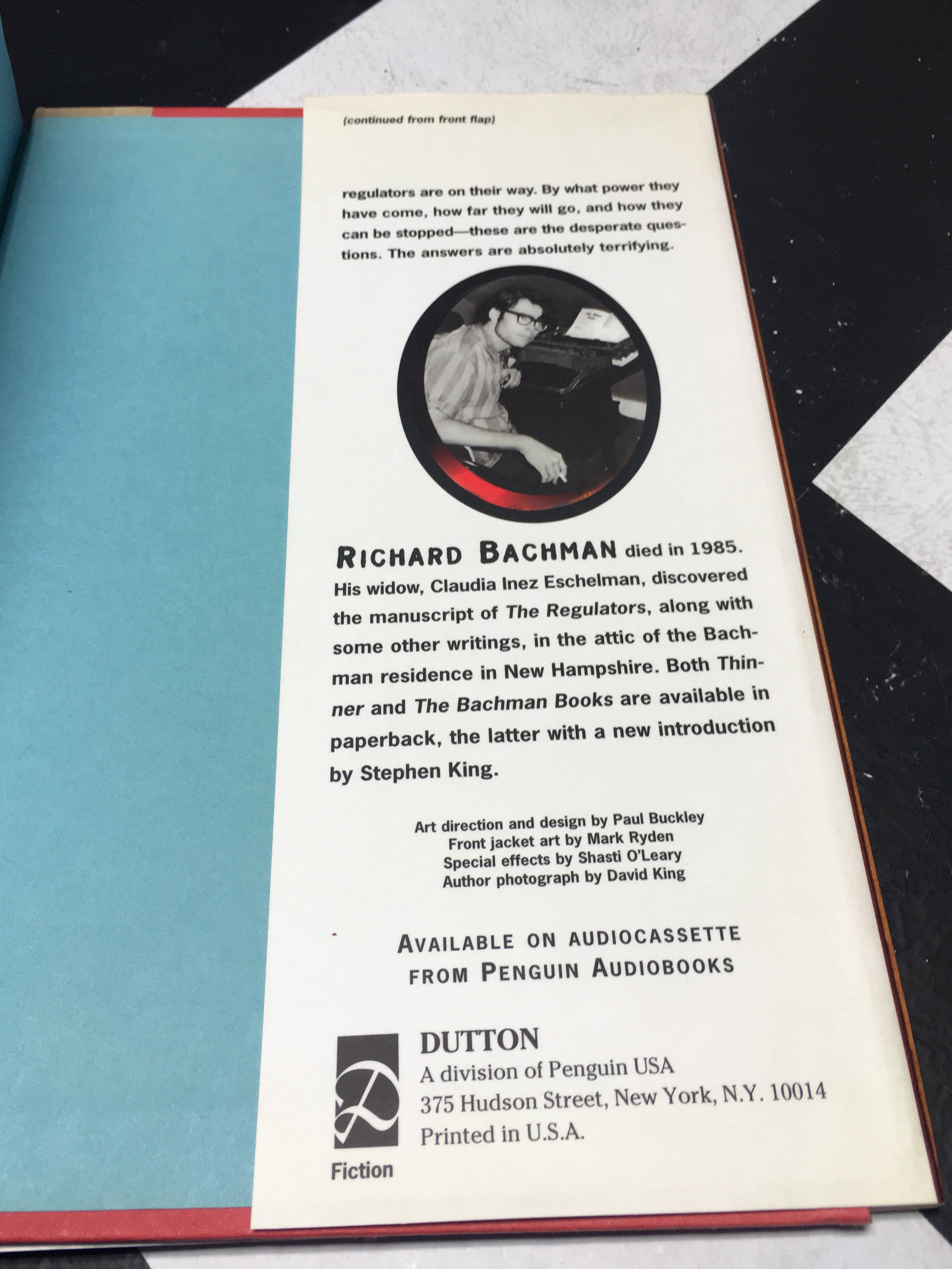 The Regulators by Richard Bachman (Hardcover, 1996) vintage book