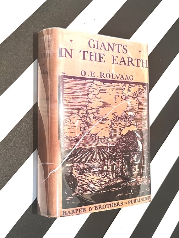 Giants in the Earth by O. E. Rolvaag (1927) hardcover book