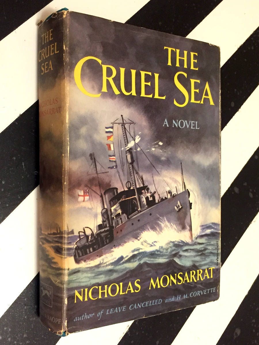 The Cruel Sea by Nicholas Monsarrat (1951) hardcover book The Cruel Sea by Nicholas Monsarrat (1951) hardcover book