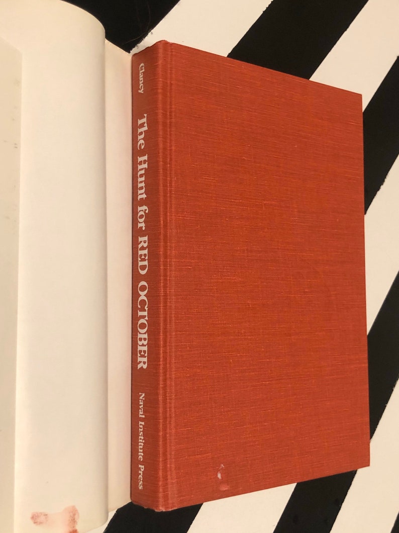 The Hunt for Red October by Tom Clancy 1984 hardcover book