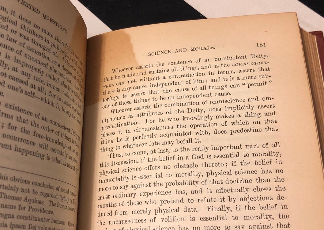Essays Upon Some Controverted Questions by Thomas Huxley (1892) first