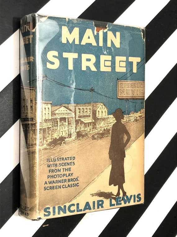 Main Street by Sinclair Lewis (1920) hardcover book