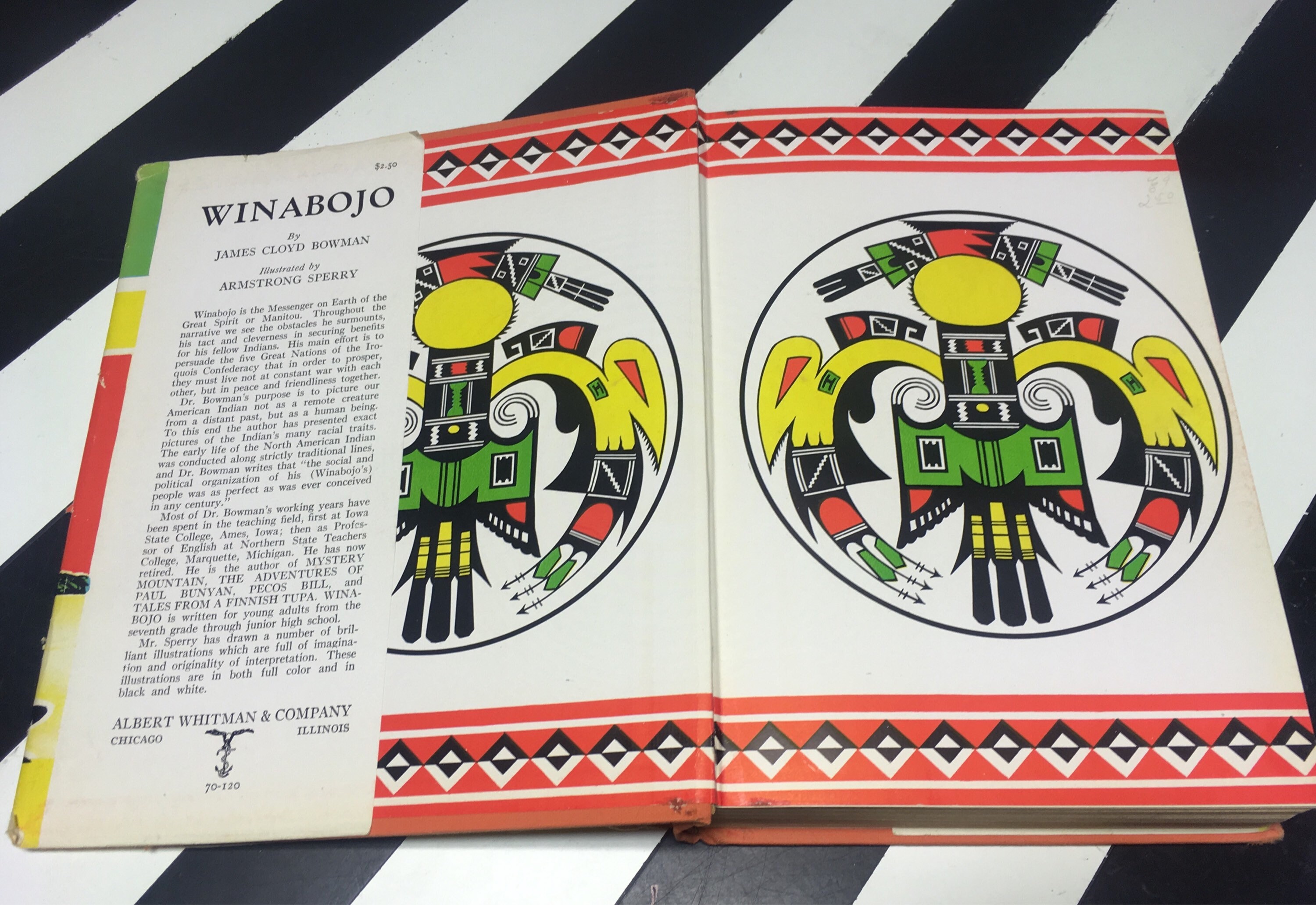 Winabojo Master of Life by James Cloyd Bowman; Illustrated by