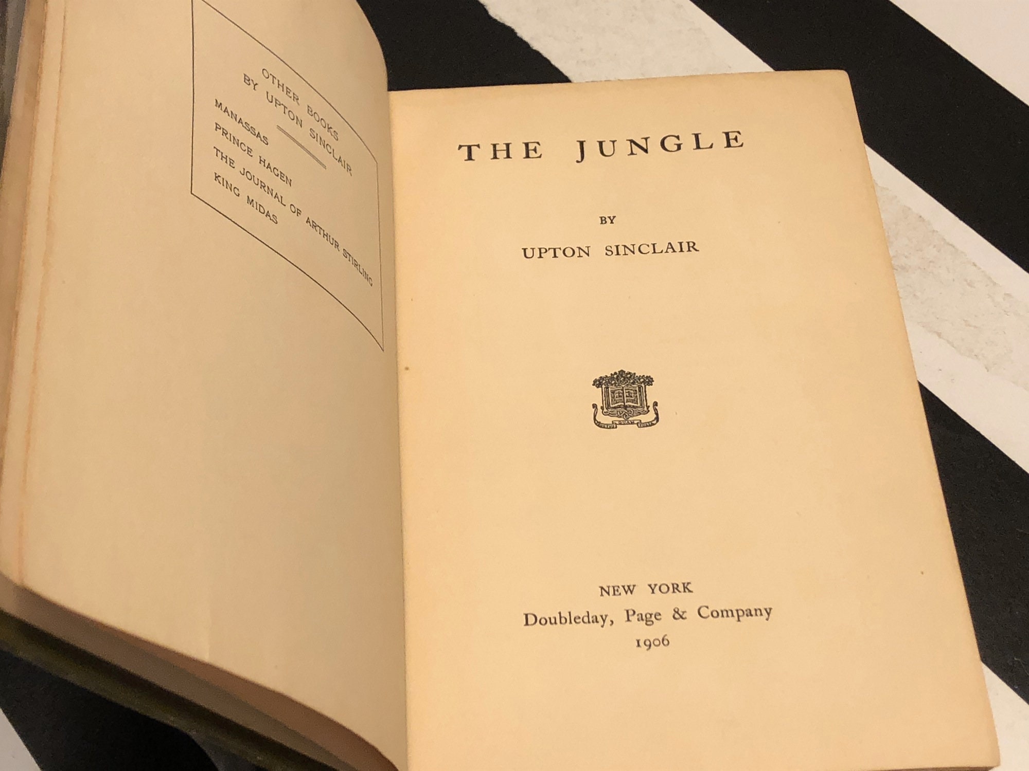 jungle upton sinclair 1906 edition modern