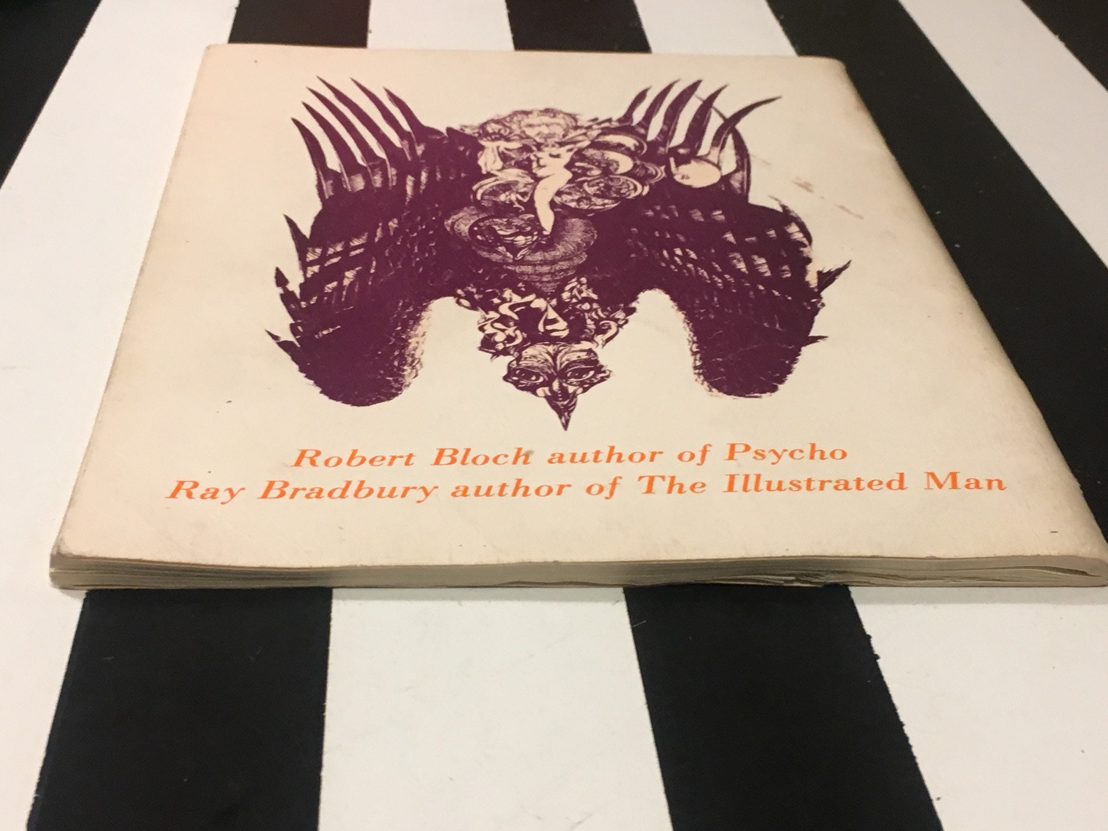 Bloch and Bradbury: Whispers from Beyond (1972) softcover magazine