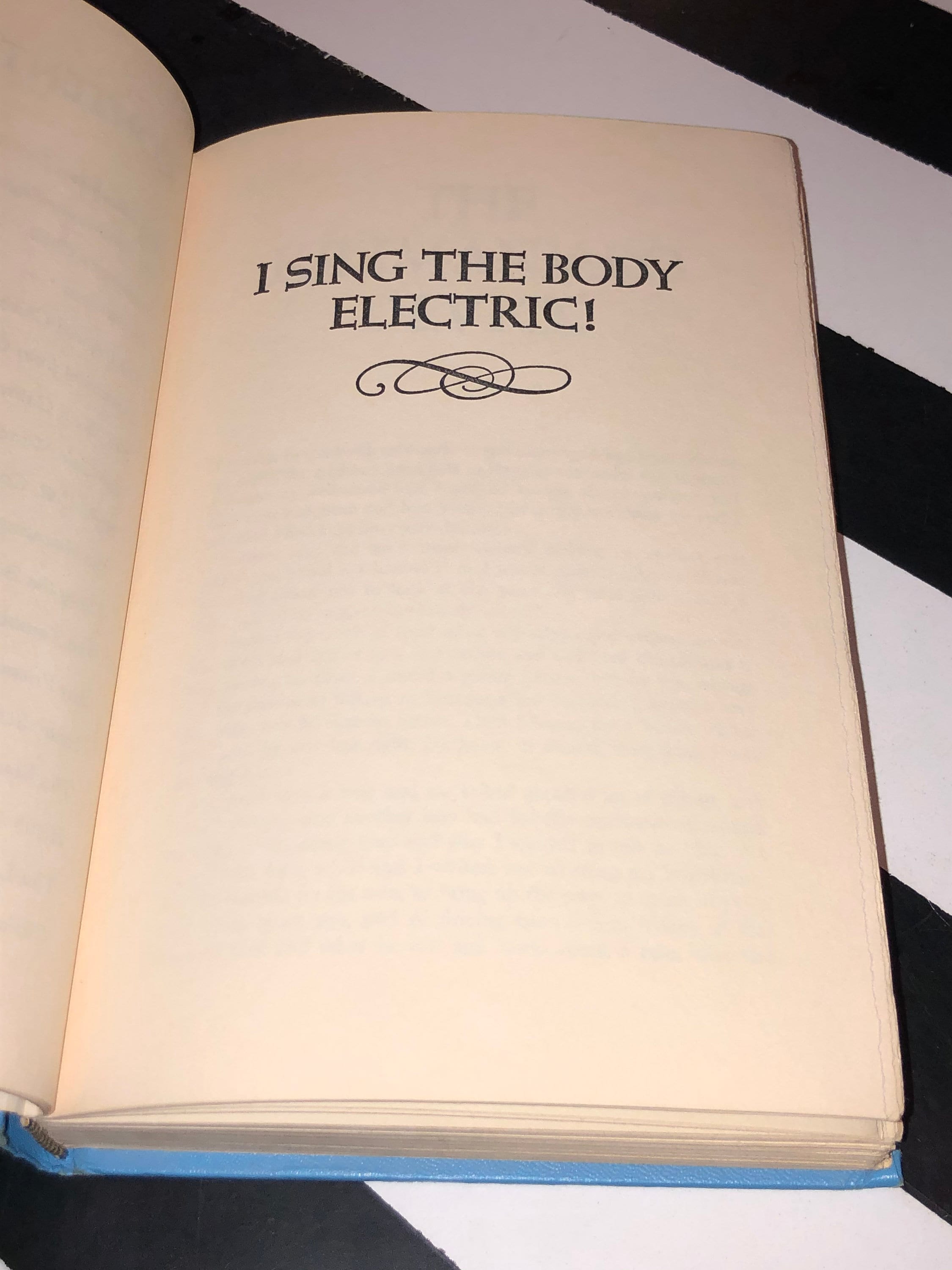 I Sing the Body Electric! Stories by Ray Bradbury (1969) hardcover book I Sing the Body Electric! Stories by Ray Bradbury (1969) hardcover book