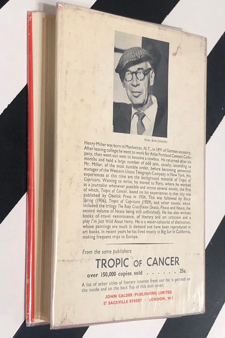 Tropic of Capricorn by Henry Miller Tropic of Capricorn by Henry Miller