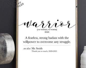 Love Warrior Quotes Etsy
