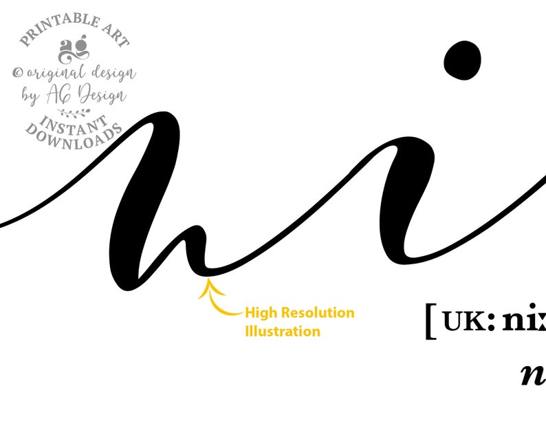 Niece definition prints Family Dictionary posters Niece Etsy