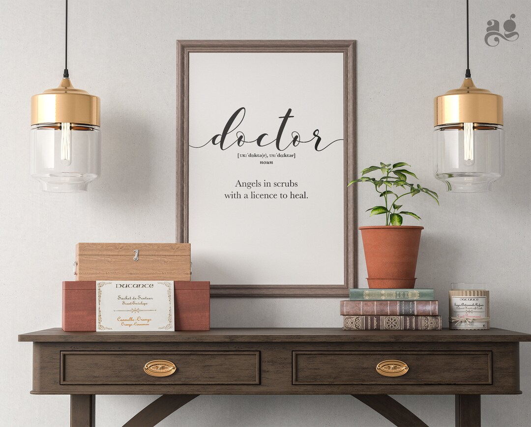 Buy Thank You for Doctor, Doctor Printable, Doctor Definition Prints ...