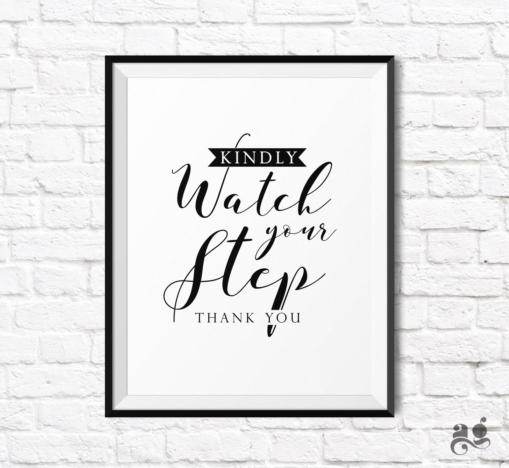 watch-your-step-caution-step-sign-practical-home-decor-digital-download-residential-sign-printable-wall-art-entryway-art-office-decor-etsy