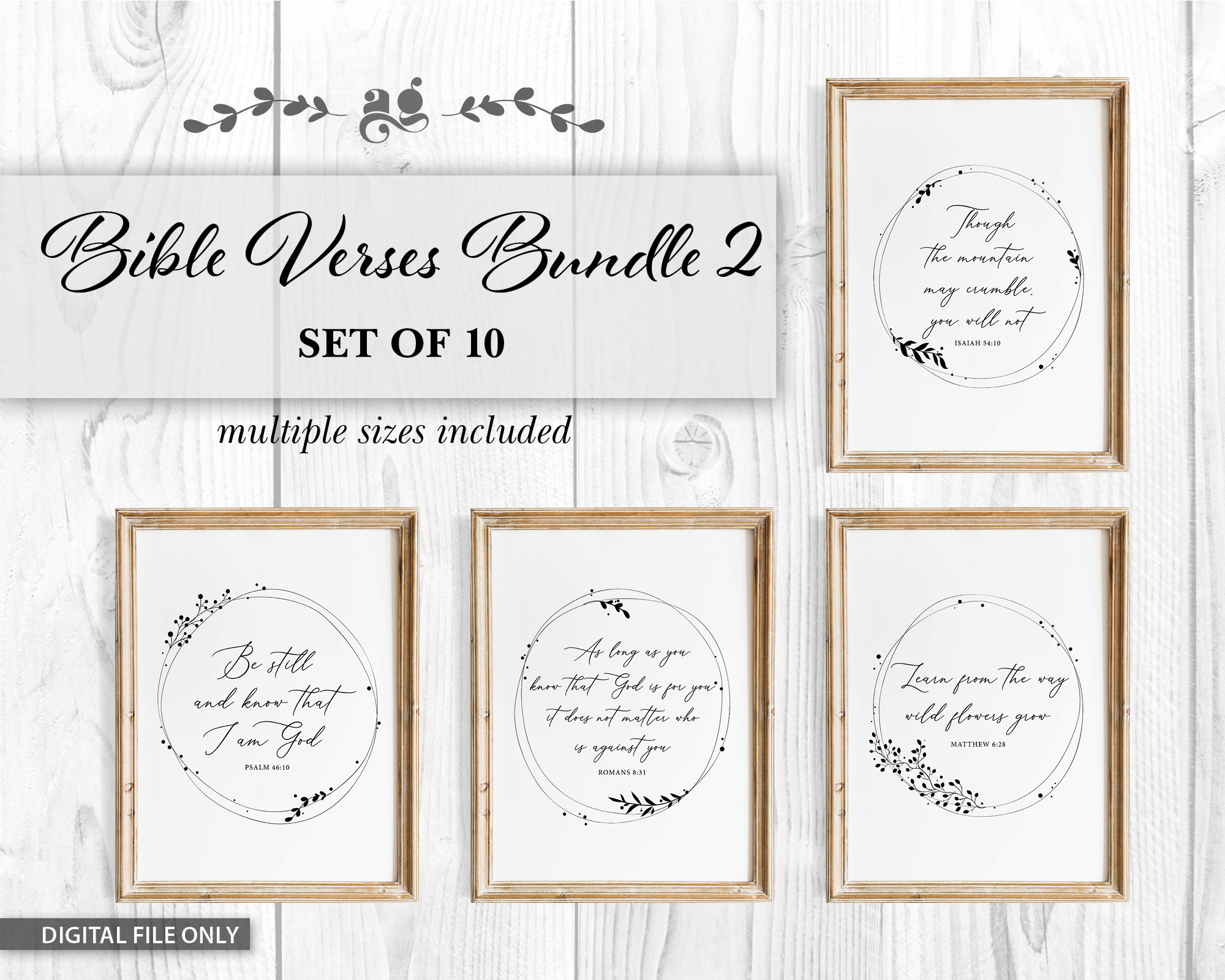Printable Bible Verses Mega Bundle Set of 30 Bible Signs - Etsy