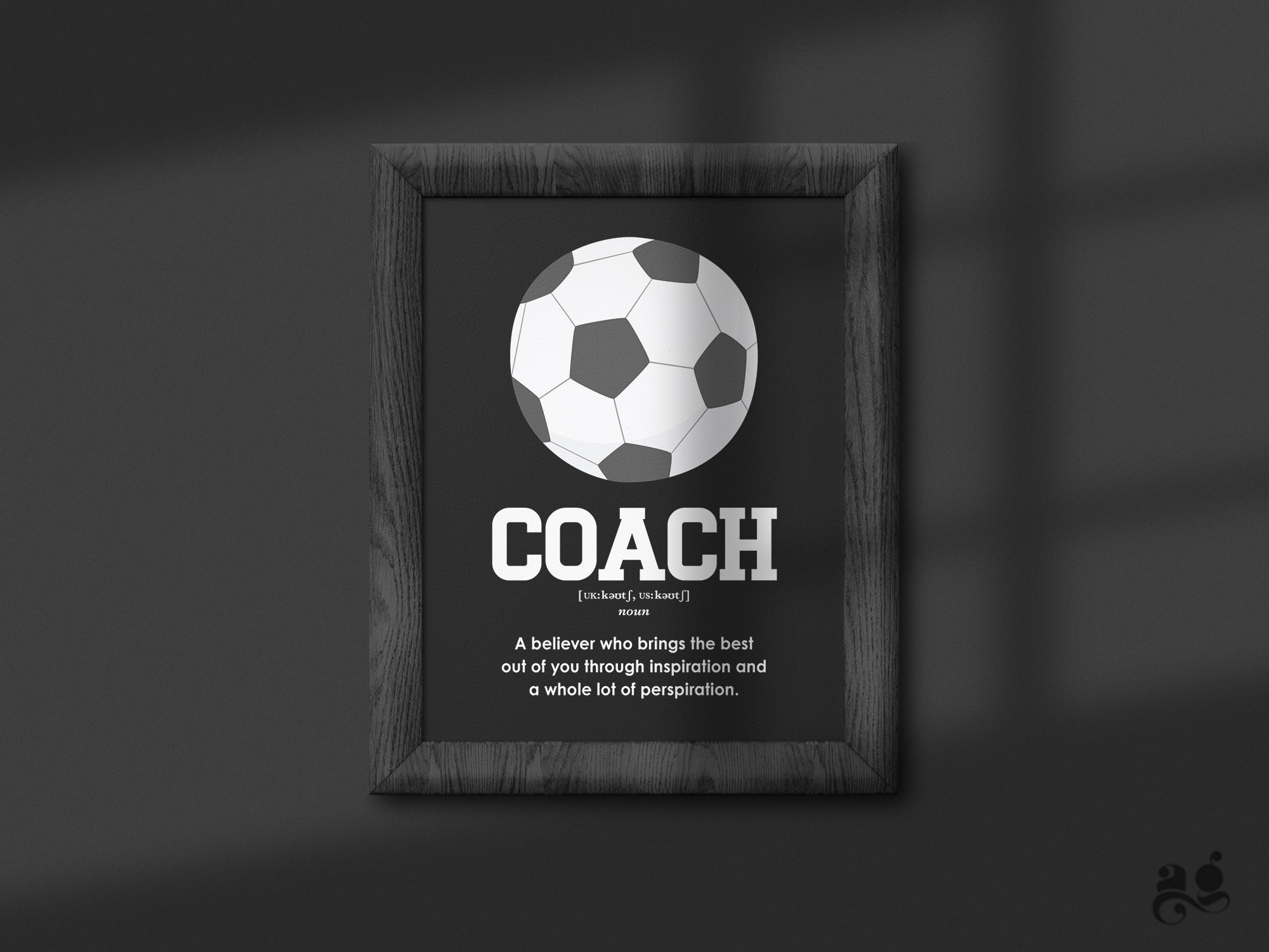 Soccer Coach Gift Football Coach Gift Coach Printable DIY Etsy