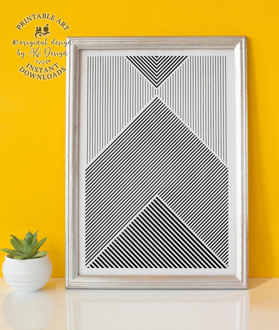 Black And White Minimalist Printable